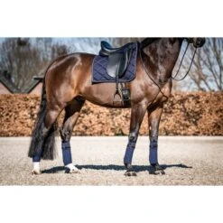 HB Showtime Schabracke Crown Dressur Navy -Geschäft für Reitsportbedarf hb 641 navy.8e9b03