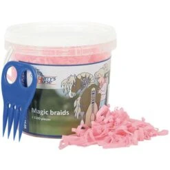 Harry's Horse Magic Braids Eimer Silber -Geschäft für Reitsportbedarf hh 36000203 rose.cbd277