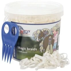 Harry's Horse Magic Braids Eimer Silber -Geschäft für Reitsportbedarf hh 36000203 wit.59bdb1