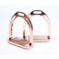 Harry's Horse Steigbügel Aluminium Schwarz 12cm -Geschäft für Reitsportbedarf hh 43001876 rosegold.6969d9