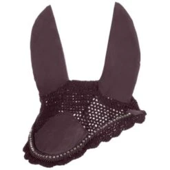 HKM Fliegenhaube Sparkly Dunkelbraun
