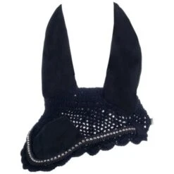 HKM Fliegenhaube Sparkly Dunkelbraun -Geschäft für Reitsportbedarf hkm 13510 9100.3e3eec