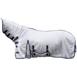 HKM Fliegendecke Lyon Mit Halsteil Silber -Geschäft für Reitsportbedarf hkm 7076 7100.de09e3