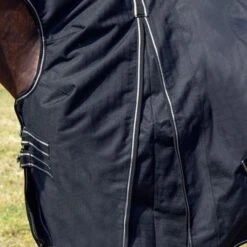 HKM Decken High Neck Innsbruck Glatte Ausführung Schwarz -Geschäft für Reitsportbedarf hkm innsbruck3.328cde