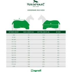 Rambo Hoody Green/Sage/Beige 27 Rambo Hoody Green/Sage/Beige -Geschäft für Reitsportbedarf horsewaremaattabel rugsizes horseware.be392d 1