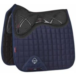 LeMieux Schabracke X-Grip Twin Square Dressur Navy L (Full)