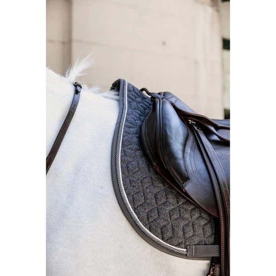 Kentucky Horsewear Kentucky Schabracke Wolle Springen Grau 4 Kentucky Horsewear Kentucky Schabracke Wolle Springen Grau – Bild 2