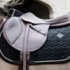 Kentucky Horsewear Kentucky Schabracke Basic Fluwelen Springen Schwarz Warmblut -Geschäft für Reitsportbedarf kentucky 42589 01 sj 2.95d142