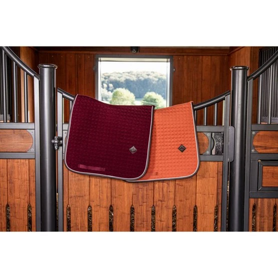 Kentucky Horsewear Kentucky Dressur Satteldecke Classic Leder Orange Warmblut 9 Kentucky Horsewear Kentucky Dressur Satteldecke Classic Leder Orange Warmblut – Bild 7