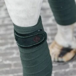 Kentucky Horsewear Kentucky Bandagen Polar Fleece Velvet Pearls Pine Green Warmblut -Geschäft für Reitsportbedarf kentucky bandages polar fleece velvet pearls pg 1.3b1184