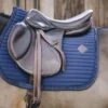 Kentucky Horsewear Kentucky Springsatteldecke Pearls Navy Warmblut -Geschäft für Reitsportbedarf kentucky spring zadeldekje pearls blauw.5d6f2b