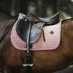 Kentucky Horsewear Kentucky Schabracke Samt Springen Dunkelgrün -Geschäft für Reitsportbedarf kentucky zadeldekje velvet springen old rose.24598b