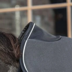 Kentucky Horsewear Kentucky Sattelunterleger Halfpad Absorb Black/White/Brown -Geschäft für Reitsportbedarf kentucky zadelonderlegger halfpad absorb black white 1.c31250