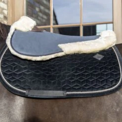 Kentucky Horsewear Kentucky Sattelunterleger Halfpad Sheepskin Absorb Navy