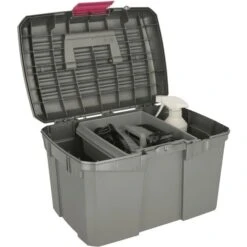 Kerbl Grooming Box Siena Abnehmbarer Einsatz Grau/rosa -Geschäft für Reitsportbedarf kerbl 32178811tif.9f8c6b