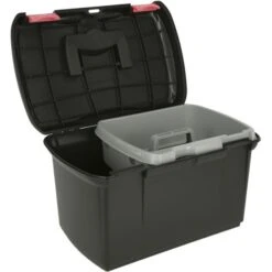Kerbl Grooming Box Arezzo Abnehmbarer Einsatz Schwarz/Fuchs -Geschäft für Reitsportbedarf kerbl 32178910tif.b44558