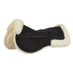 LeMieux Sattelunterleger ProLambs Pro-Sorb Schwarz/naturell -Geschäft für Reitsportbedarf lm lm prosorb3pockethalfpad natural black lr.5aec3a