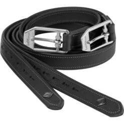 LeMieux Steigbügelriemen Vector Close Contact Leder Braun -Geschäft für Reitsportbedarf lm stirrupleather black1 hr.6a1b11 1