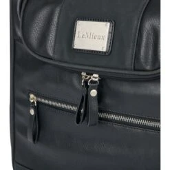 LeMieux Putztasche PU Schwarz One Size -Geschäft für Reitsportbedarf lmx lm groomingbagpro leather black hr 3.e84309