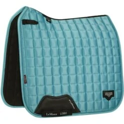 LeMieux Schabracke Loire Classic Satin Sq DR Navy L (Full) -Geschäft für Reitsportbedarf lmx loire azure dr classic.8a14f4