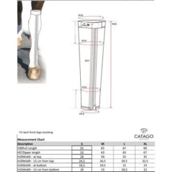 Catago Strümpfe FIR-Tech Vorderbeine Schwarz -Geschäft für Reitsportbedarf maattabel catago 45057818.a29b89