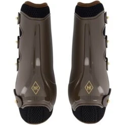 Mrs. Ros Sehnenschutz Air Flex Foxy Red -Geschäft für Reitsportbedarf mrs 1002 peesbeschermers bruin top 2 2.fabaef