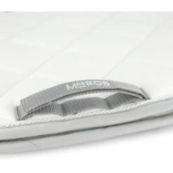 Mrs. Ros Schabracke Iconic Vielseitigkeit Marble Grey -Geschäft für Reitsportbedarf mrs 1100 wit zadeldekje strap singel detail 1.a01a5c