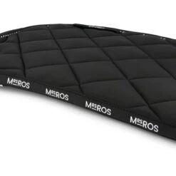 Mrs. Ros Schabracke Iconic Vielseitigkeit Marble Grey -Geschäft für Reitsportbedarf mrs 1102 dekje zwart detail detail borduur logo dekje.4a085f