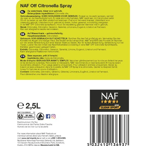 NAF Citronella Spray 750ml 4 NAF Citronella Spray 750ml – Bild 2