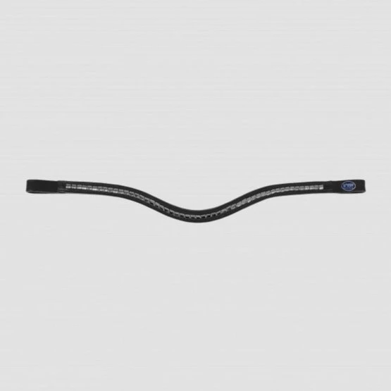 Passier Stirnriemen Waved Stainless Steel Havanna/Silber 3 Passier Stirnriemen Waved Stainless Steel Havanna/Silber