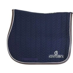 Kentucky Horsewear Kentucky Springsatteldecke Fishbone Leder Schwarz Warmblut -Geschäft für Reitsportbedarf productkentucky 42576 03.19ce70