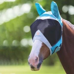 Shires Fliegenmaske Mit Ohren Mesh Teal -Geschäft für Reitsportbedarf shires 6662 teal0b63a3.0114b9