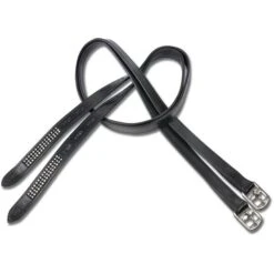 Star Steigbügelriemen Mit Strasssteinen Schwarz -Geschäft für Reitsportbedarf wald 503401 120 3.fd4a97