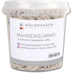 Waldhausen Einflechtgummis Im Eimer Weiß 400g