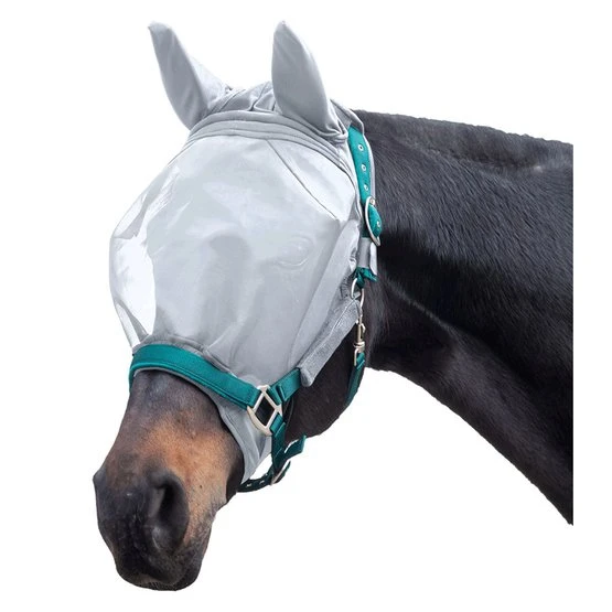 Waldhausen Fliegenmaske Premium Für Halfter Mit Ohren Silber Grau 6 Waldhausen Fliegenmaske Premium Für Halfter Mit Ohren Silber Grau – Bild 4
