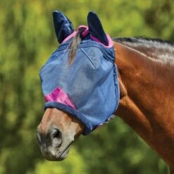 Weatherbeeta Fliegenmaske Comfitec Deluxe Durable Mesh Mit Ohren Navy/Lila 15 Weatherbeeta Fliegenmaske Comfitec Deluxe Durable Mesh Mit Ohren Navy/Lila -Geschäft für Reitsportbedarf wb 1009429000 navypurple wb fly mask ears image hero null.10c2f9